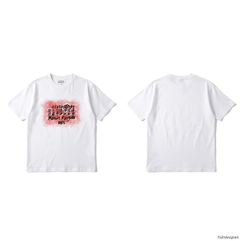Maison Margiela white T-shirt with digital print