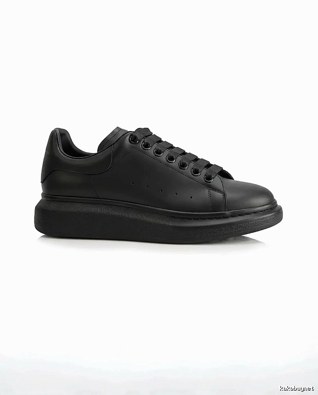 McQueen Thick-soled Casual Style Black Shoes
