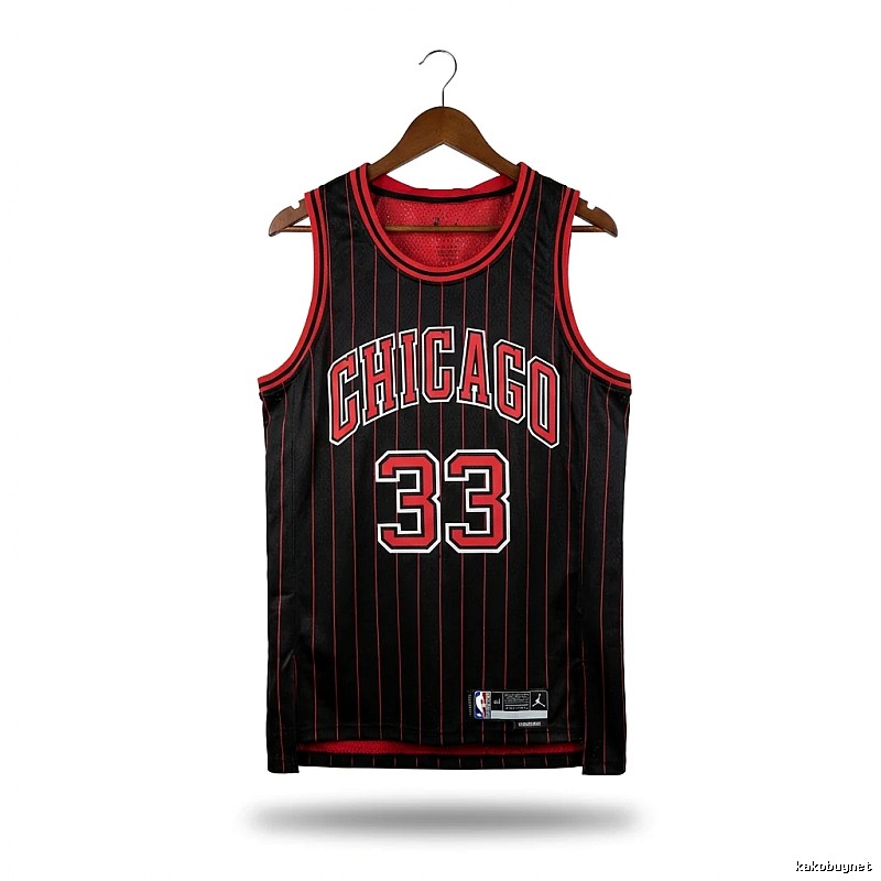 Michael Jordan retro black and red jersey