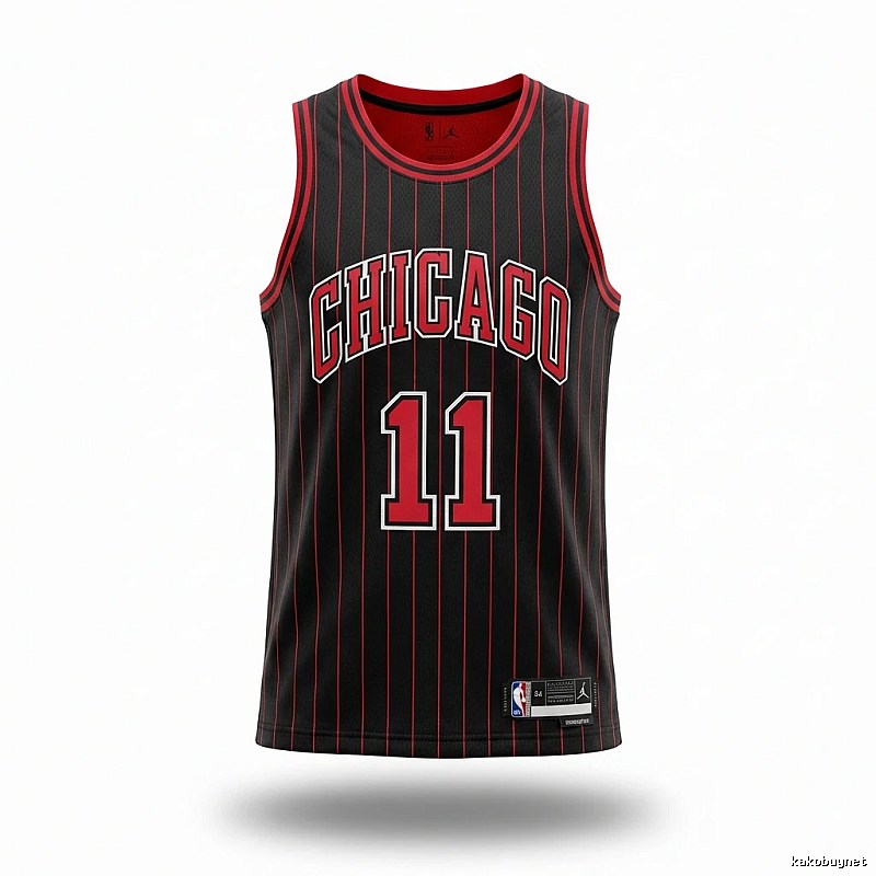 Michael Jordan retro black and red jersey