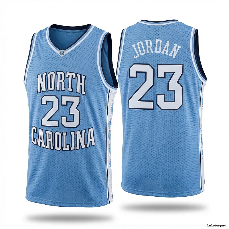 Michael Jordan retro-style blue jersey