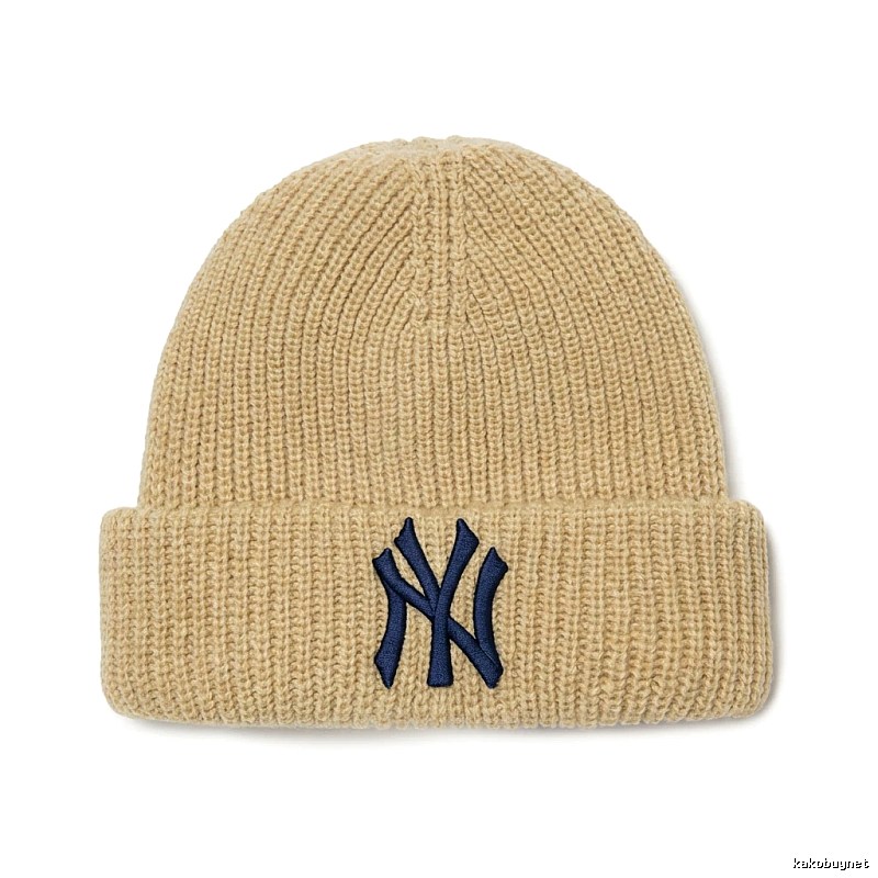 MLB classic beige knitted hat