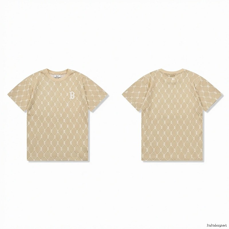 MLB Old Flower Style Beige T-shirt