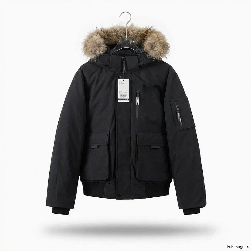 MLB Workwear Style Black Down Jacket