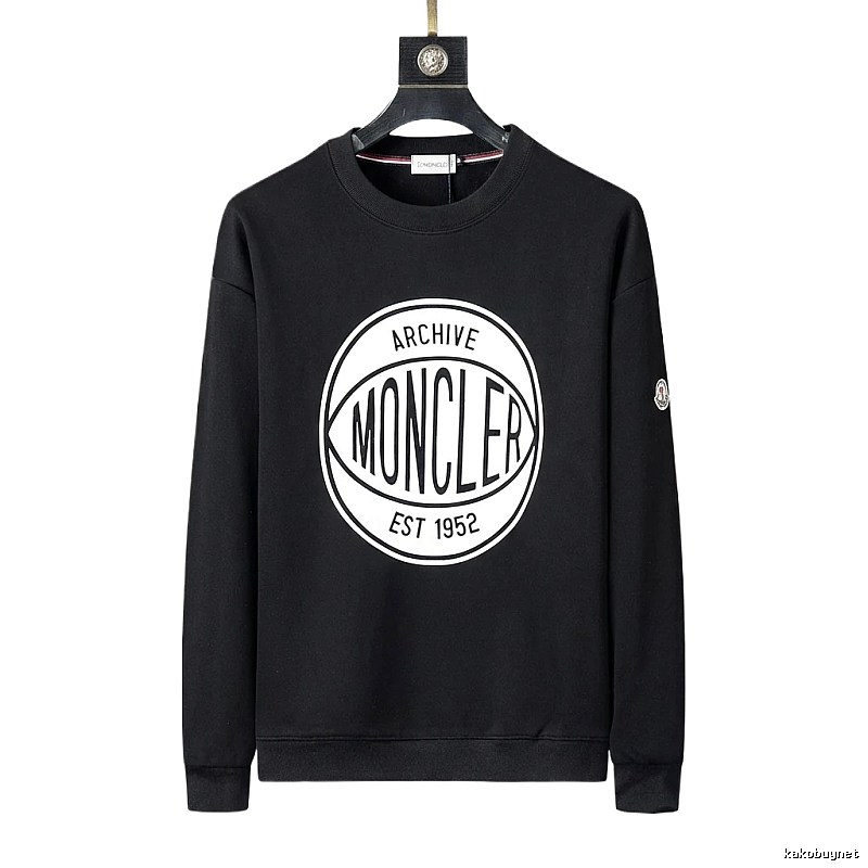 Moncler Archive Retro Style Black Sweatshirt