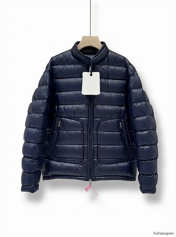 Moncler black minimalist style down jacket
