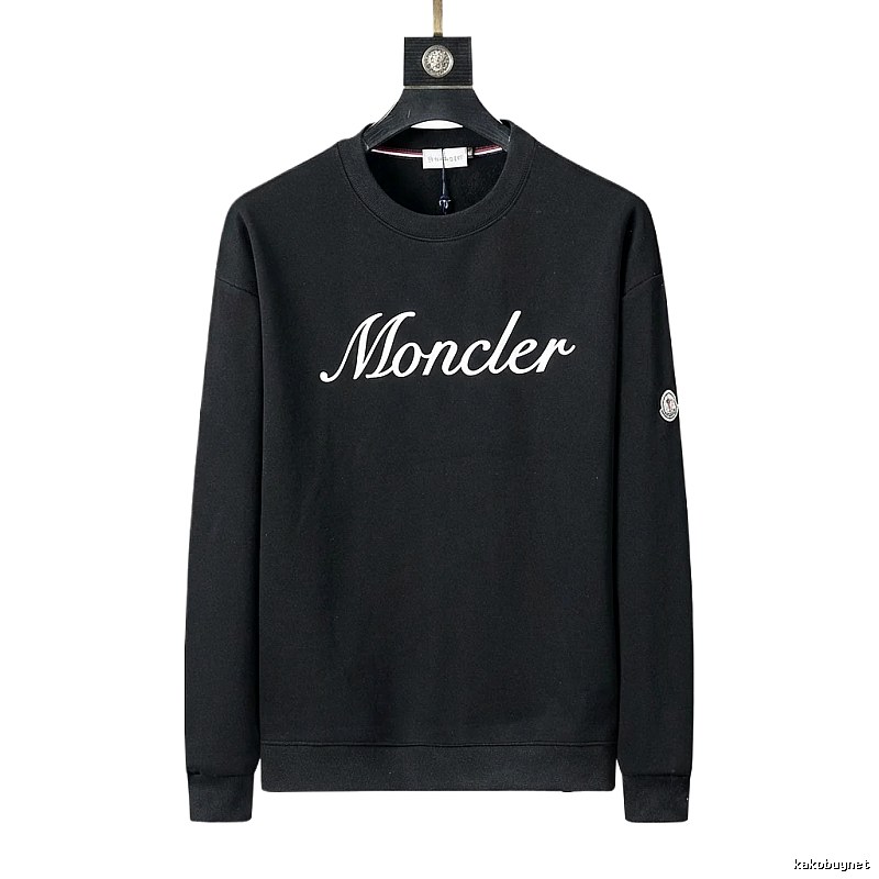 Moncler black simple sweatshirt