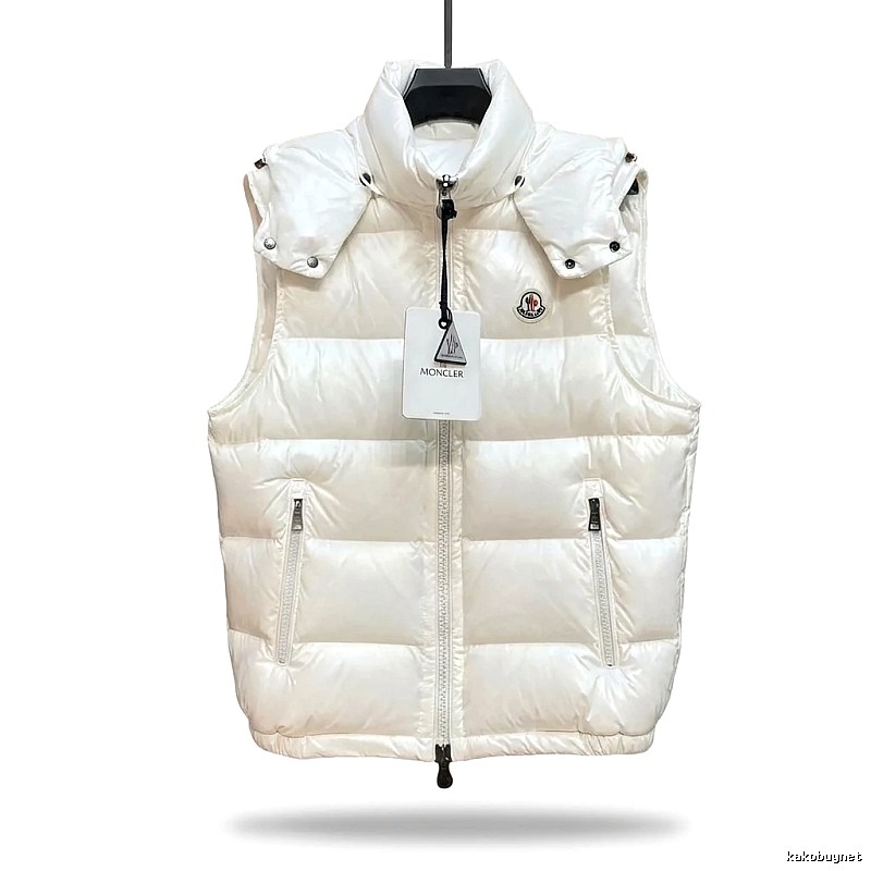 Moncler Fashionable White Down Vest