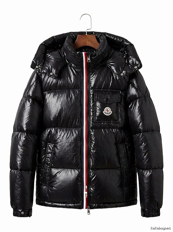 Moncler Shiny and Stylish Black Down Jacket