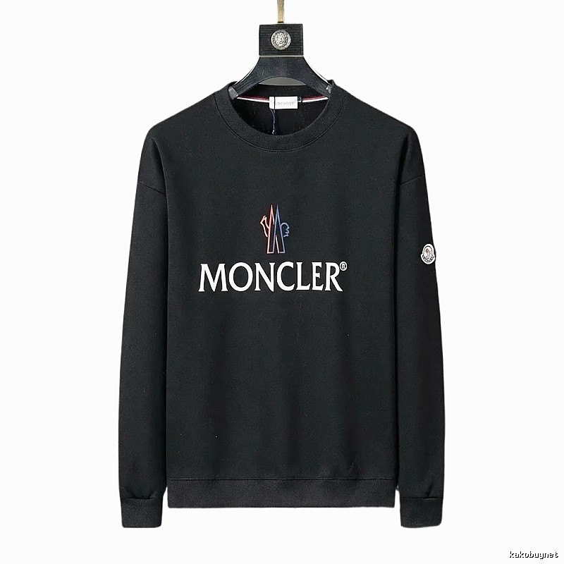 Moncler simple and fashionable black sweatshirt