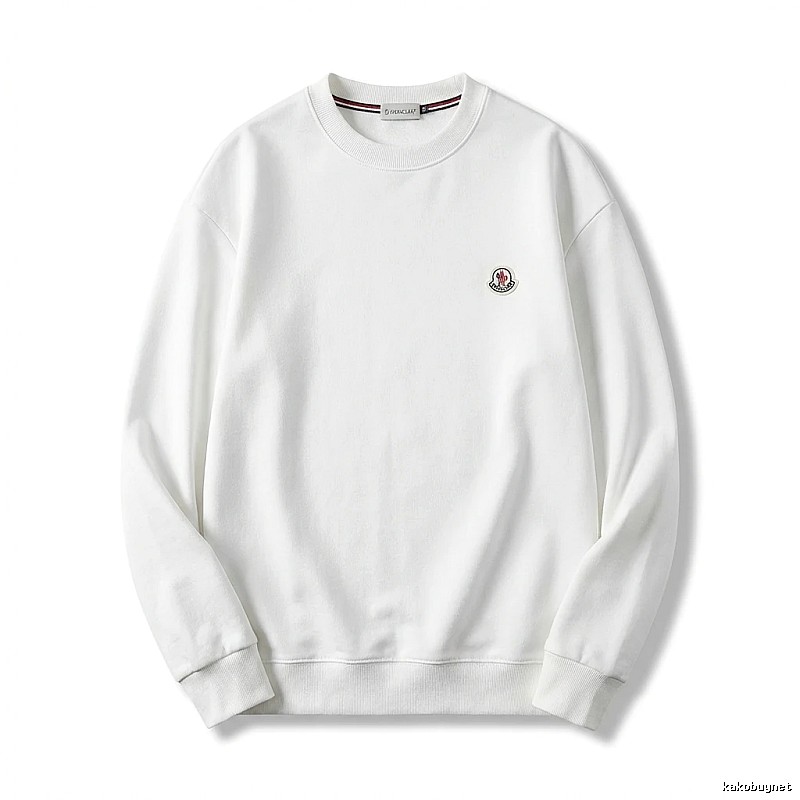 Moncler simple white sweatshirt