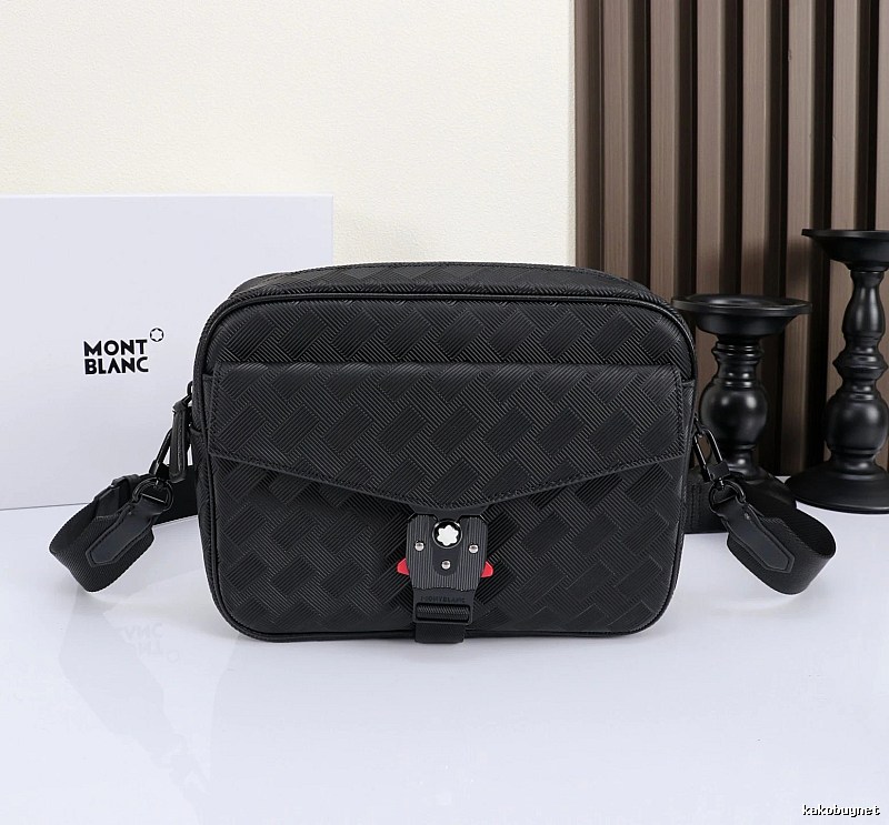 Montblanc Crossbody bag Black Monogram Flap Shoulder
