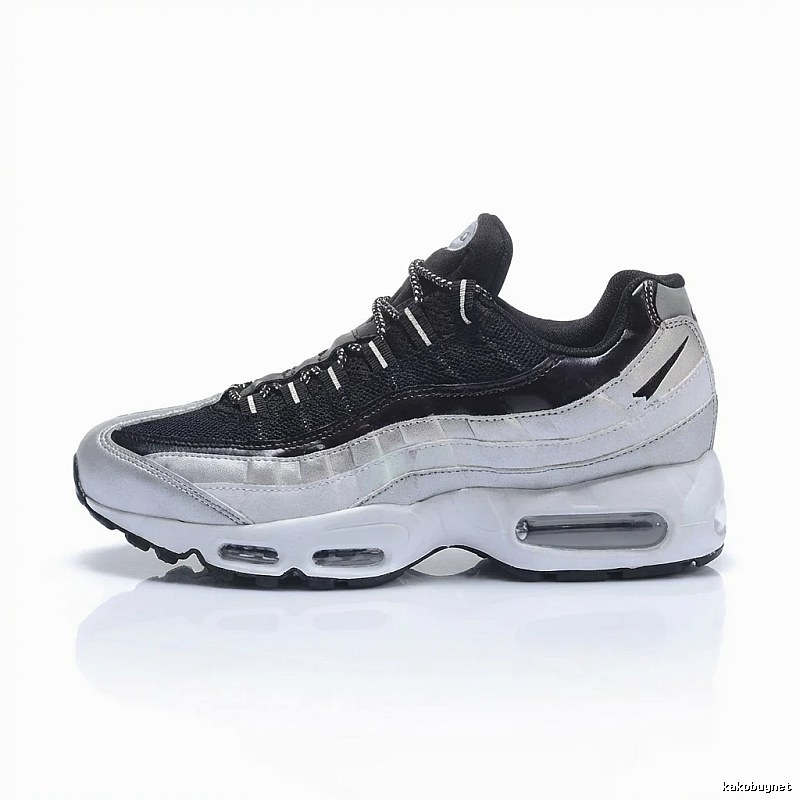 Nike Air Max 95 Black and White Retro Running Shoes