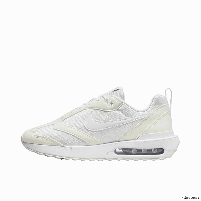 Nike Air retro-style white shoes