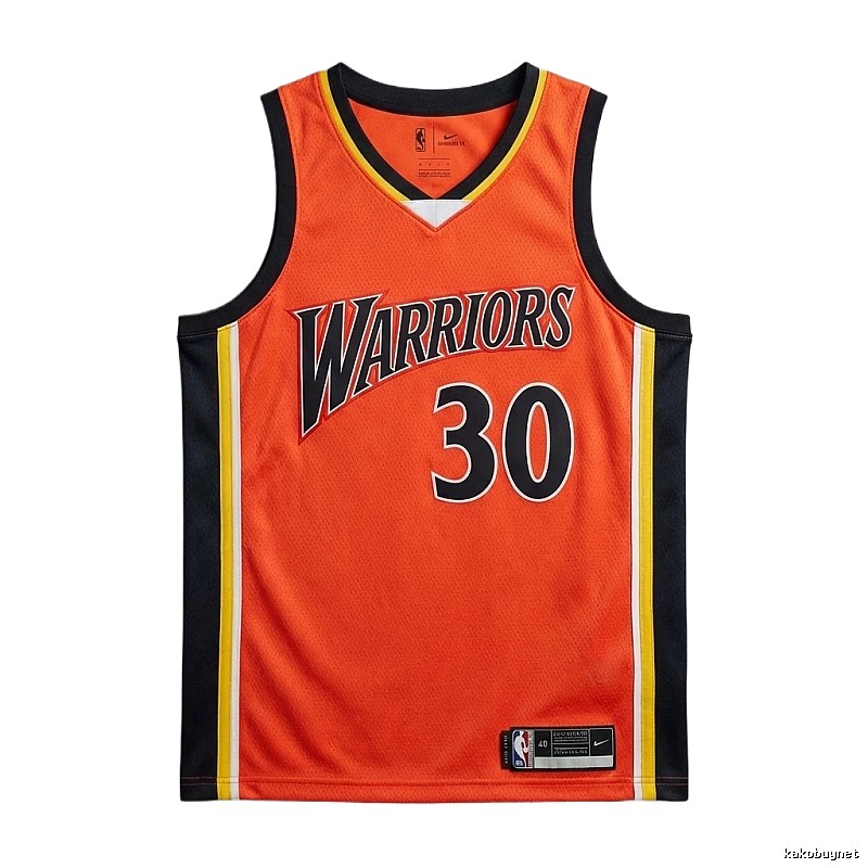 Nike Curry series orange and black basketball uniforms