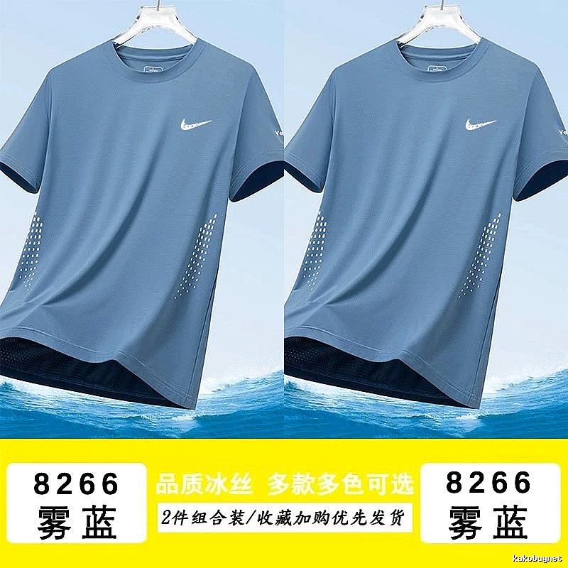Nike Relaxed Athletic T-shirt Lightweight Short Sleeve with Designer-Inspired Detail