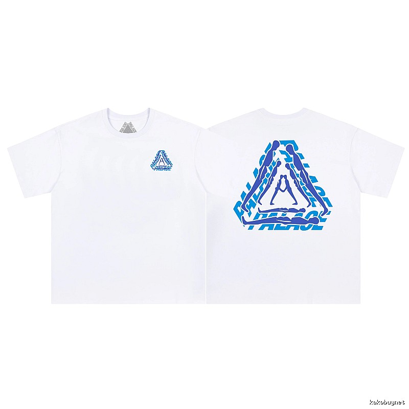 Palace Triangle Print Street-style White T-Shirt