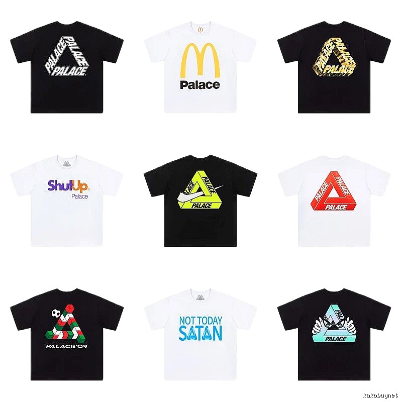 Palace Triangle Series Street Style Multicolor T-shirt