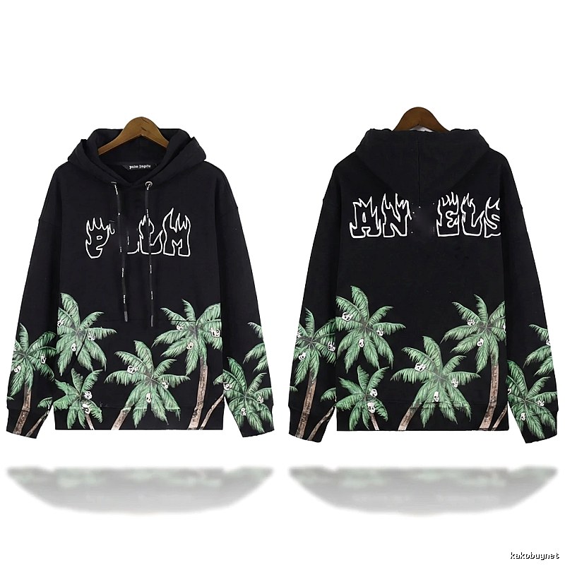 Palm Angels Palm Tree Black Hoodie