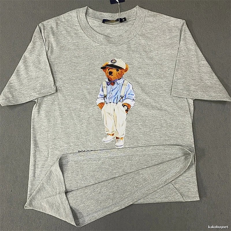 Ralph Lauren Bear Style Grey T-shirt