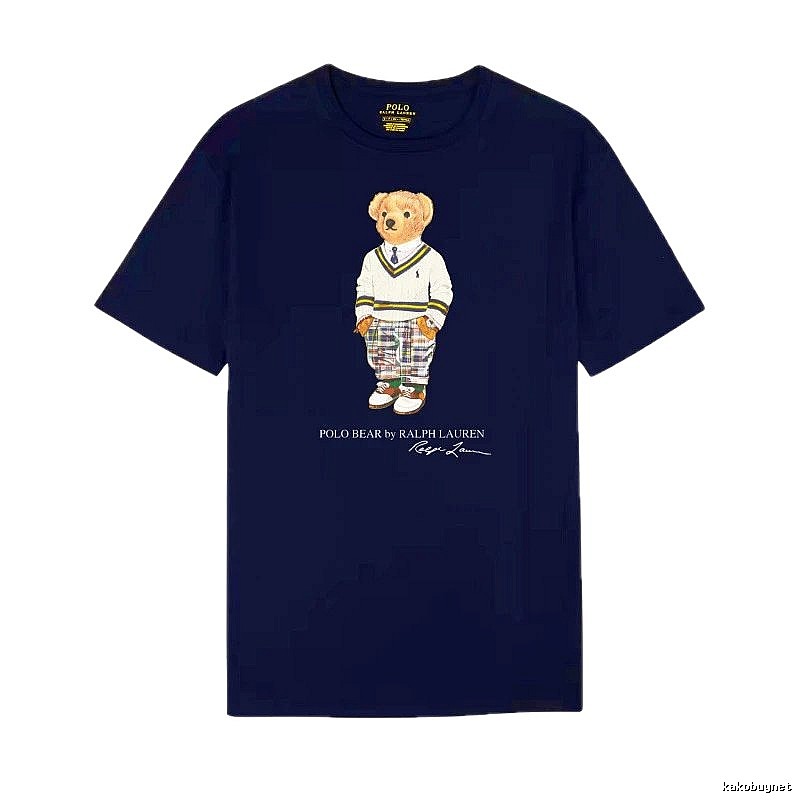 Ralph Lauren Bear Trend Brand Sapphire Blue T-shirt