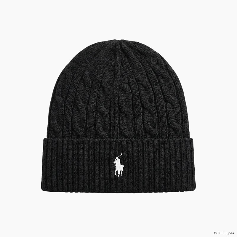 Ralph Lauren Polo Black Knitted Hat
