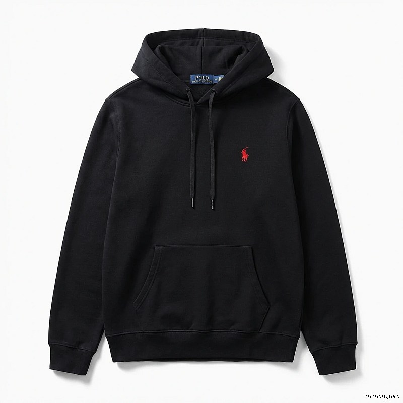 Ralph Lauren Polo hooded black sweatshirt