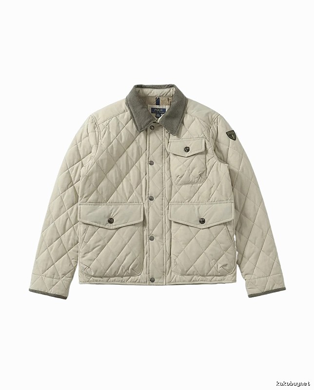 Ralph Lauren quilted retro-style cotton jacket