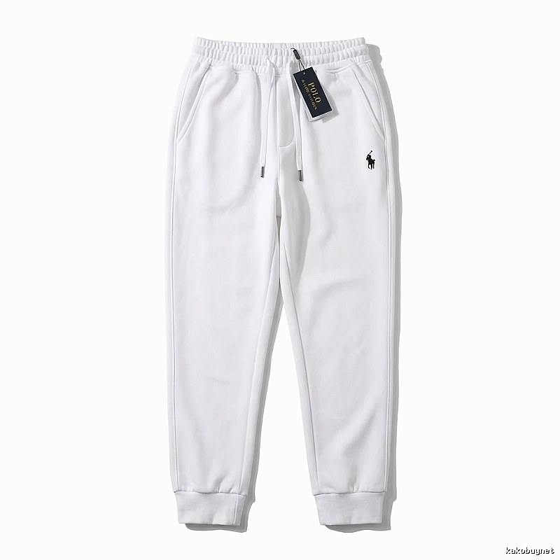 Ralph Lauren trendy brand white sweatpants