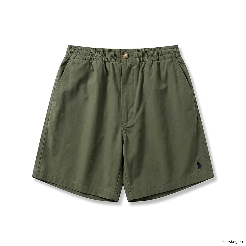 Ralph Lauren's casual-style military green shorts