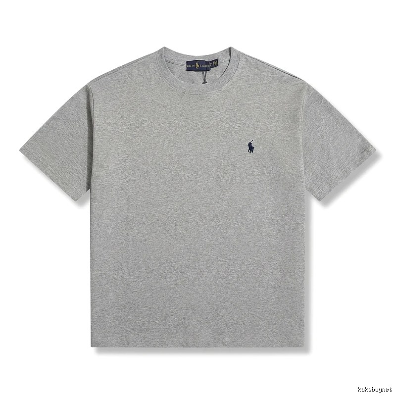 Ralph Lauren's classic and simple style gray T-shirt.
