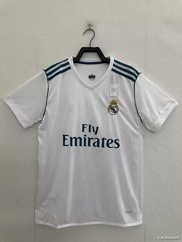 Real Madrid Daily Retro Teka soccer jersey White Retro Football with Visual Detail