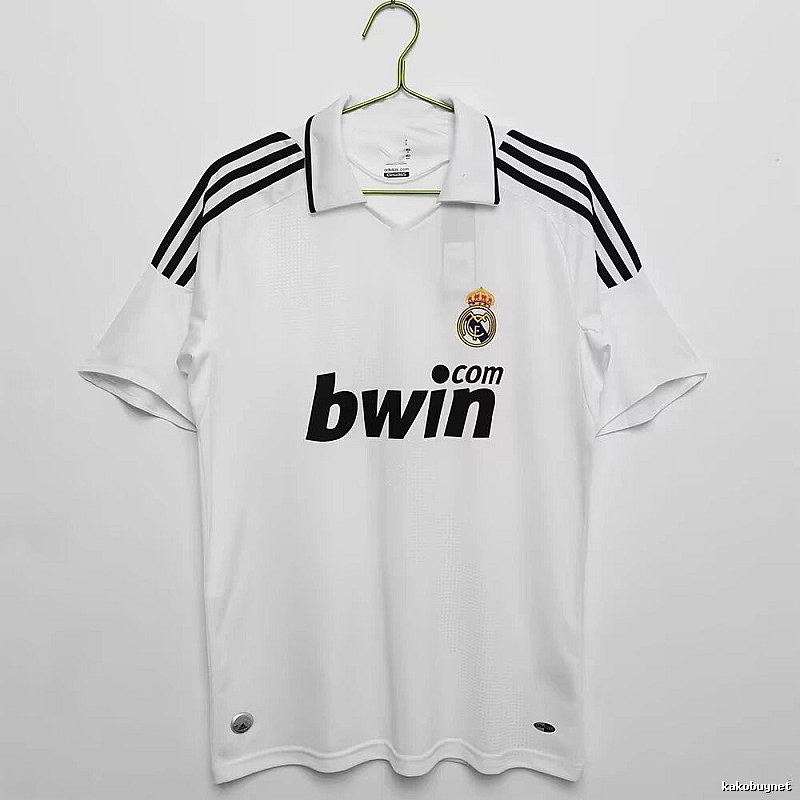 Real Madrid Patterned Retro Teka soccer jersey White Retro Football with Polished Detail