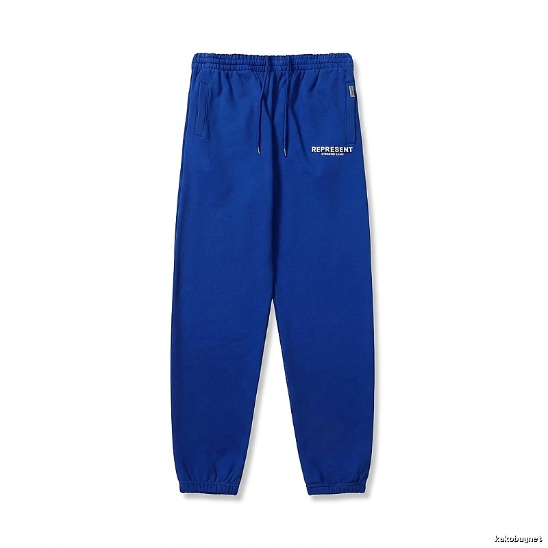 REPRESENT Basic Style Casual Blue Sweatpants