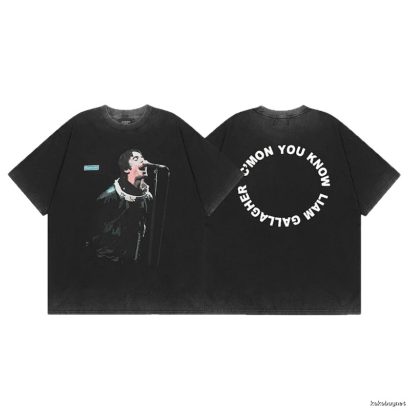 Represent Character Print Vintage Black T-Shirt
