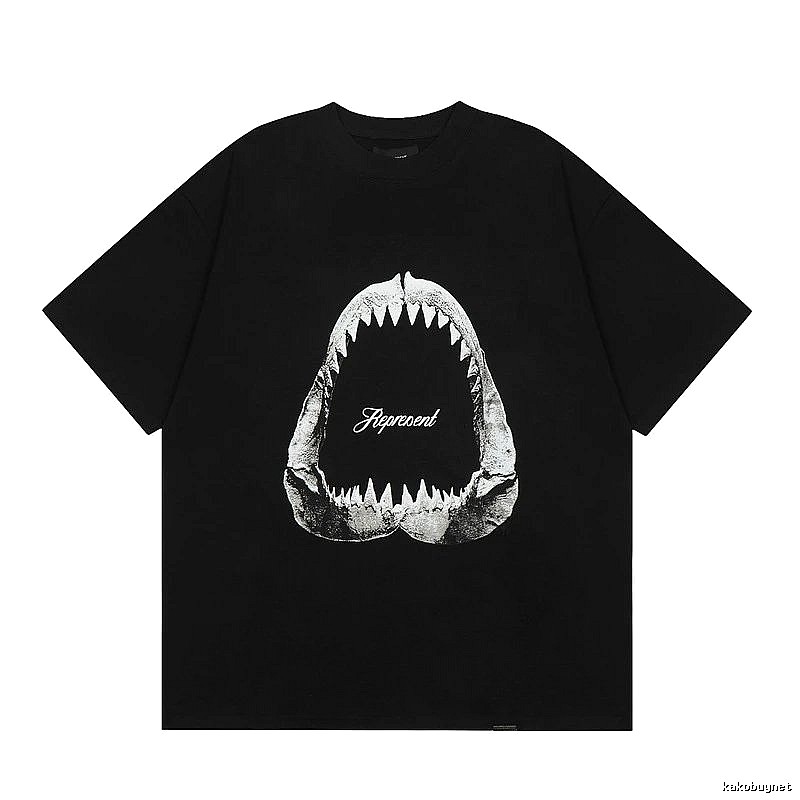 Represent Shark Jaw High Street Black Short Sleeve T-Shirt