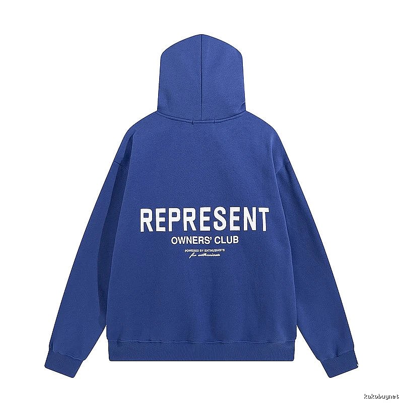 Represent Travel Owners Club hoodie Navy Large Represent with Modern Look