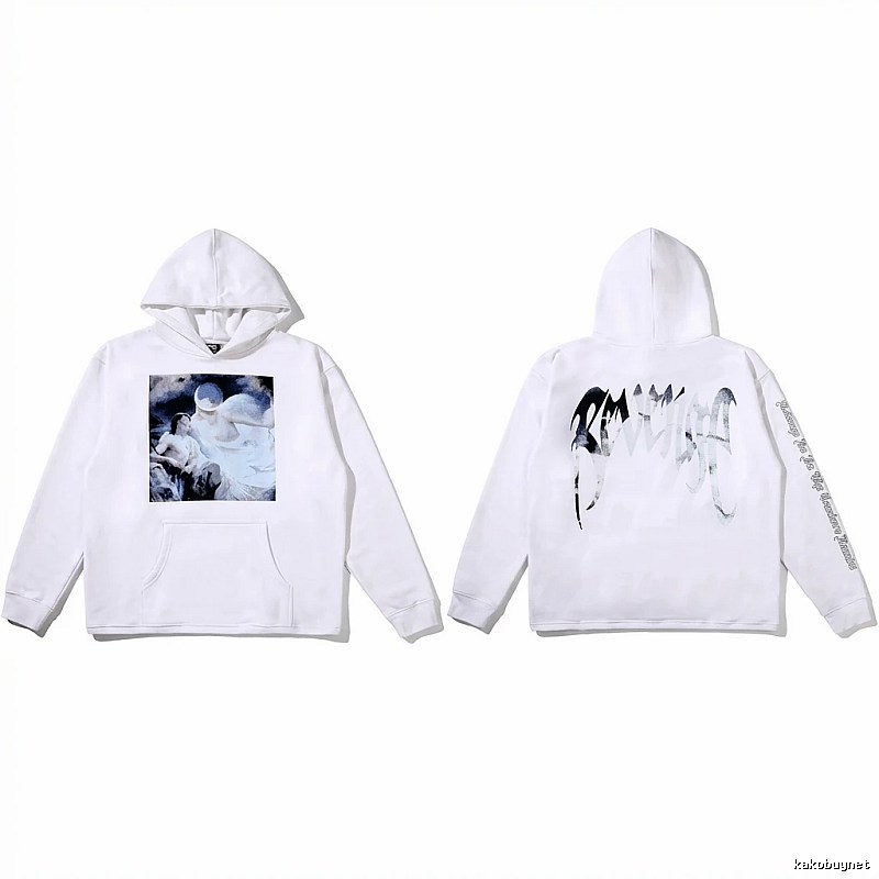 Revenge dark style white hoodie
