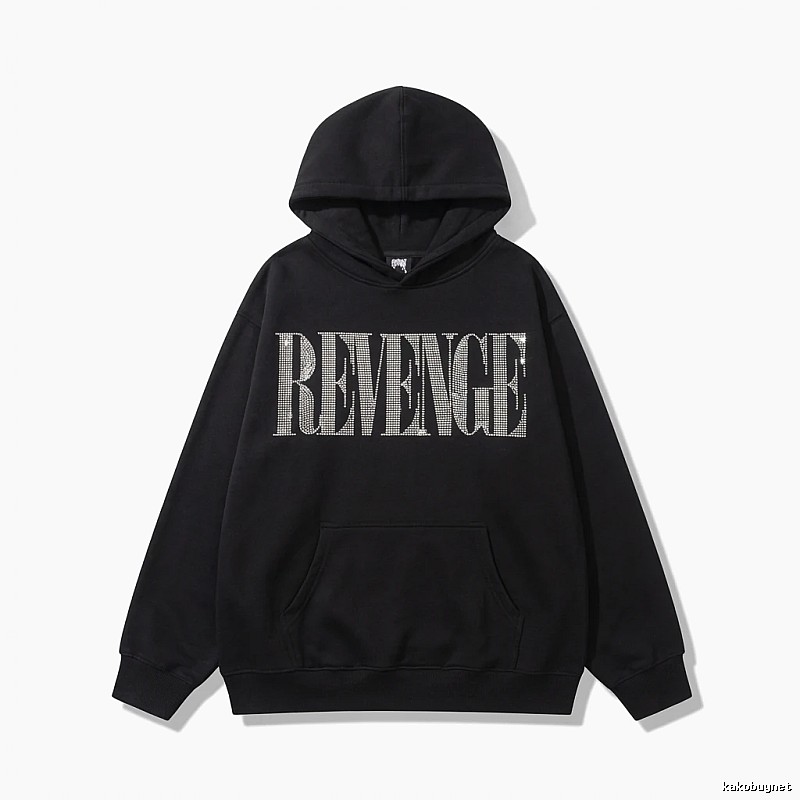 Revenge Letter Wind Black Hoodie