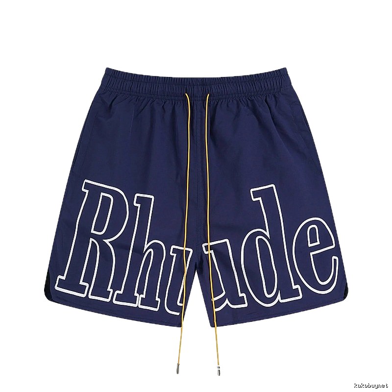 RHUDE Alphabet Wind Dark Blue Shorts