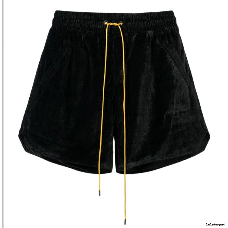 RHUDE black casual shorts