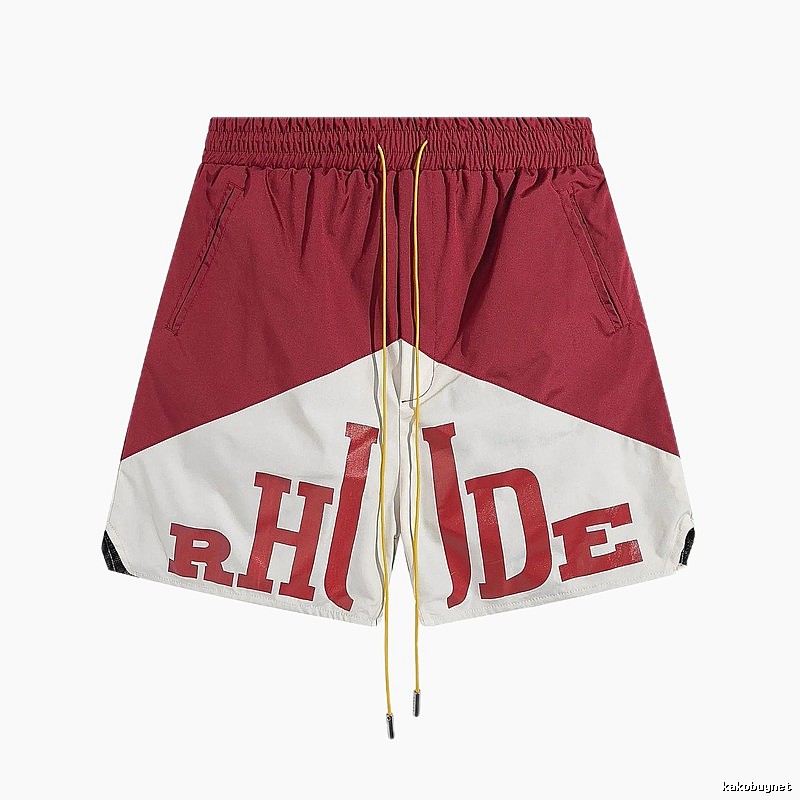 RHUDE Color - Blocking Sports Shorts