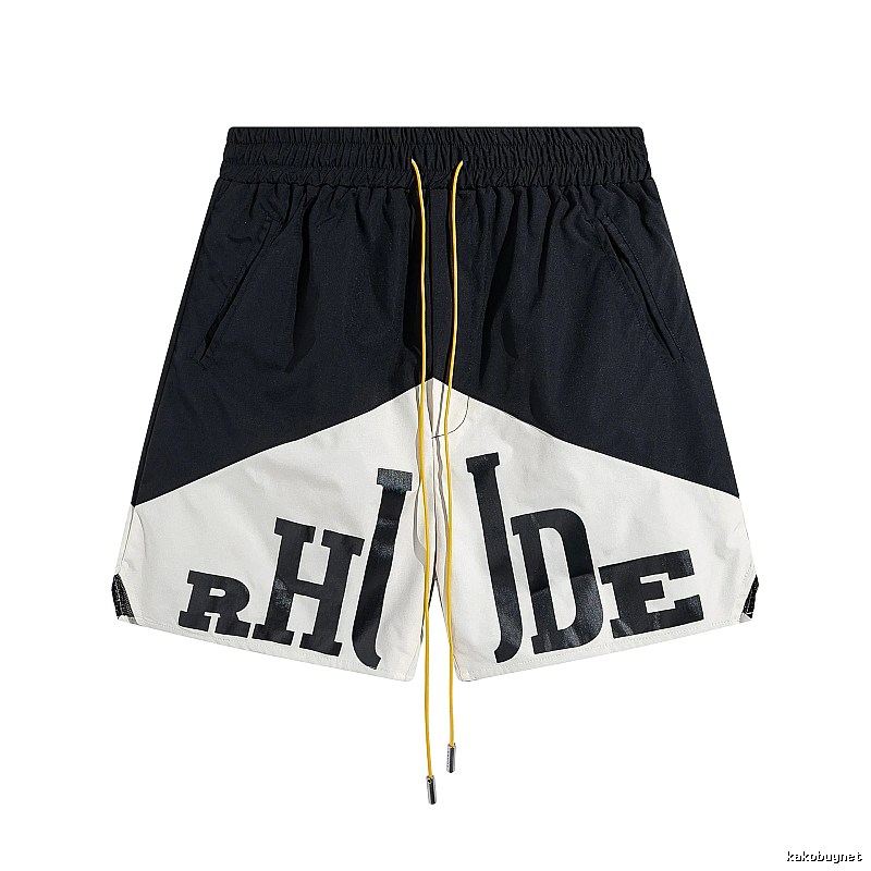 RHUDE Color-blocking Trendy Brand Shorts