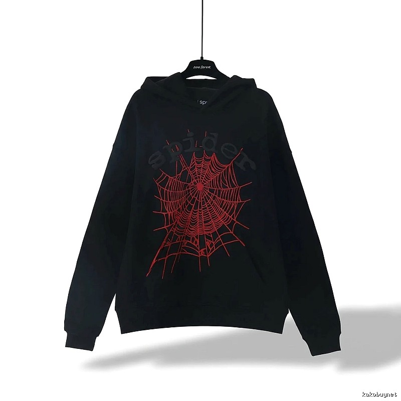 Sp5der Spider Web Trendy Cool Black Sweatshirt