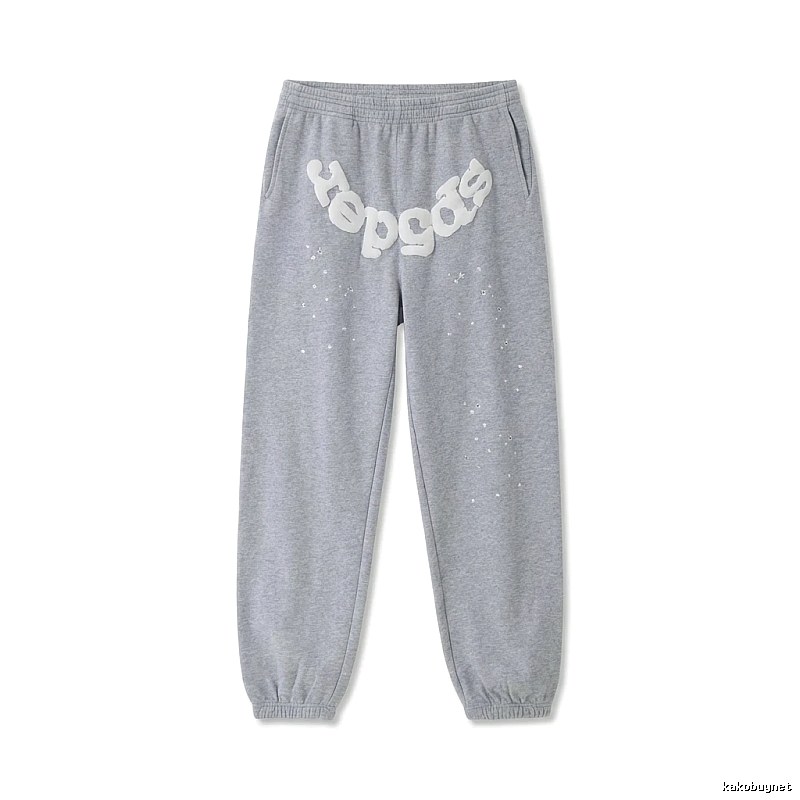 Sp5der Starry Rhinestone Wind Track Pants
