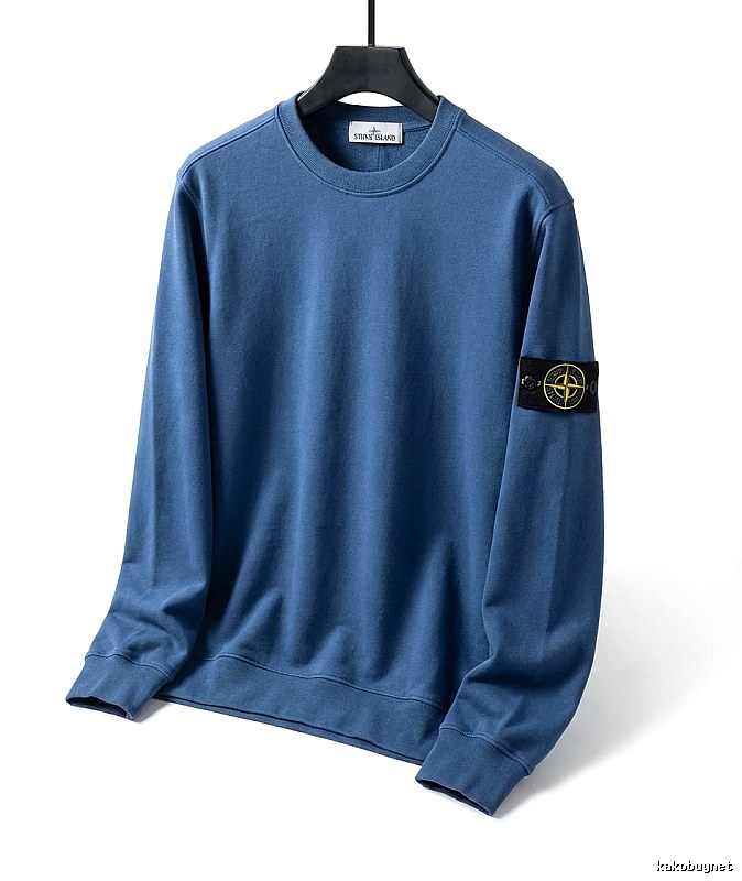 Stone Island blue casual sweatshirt