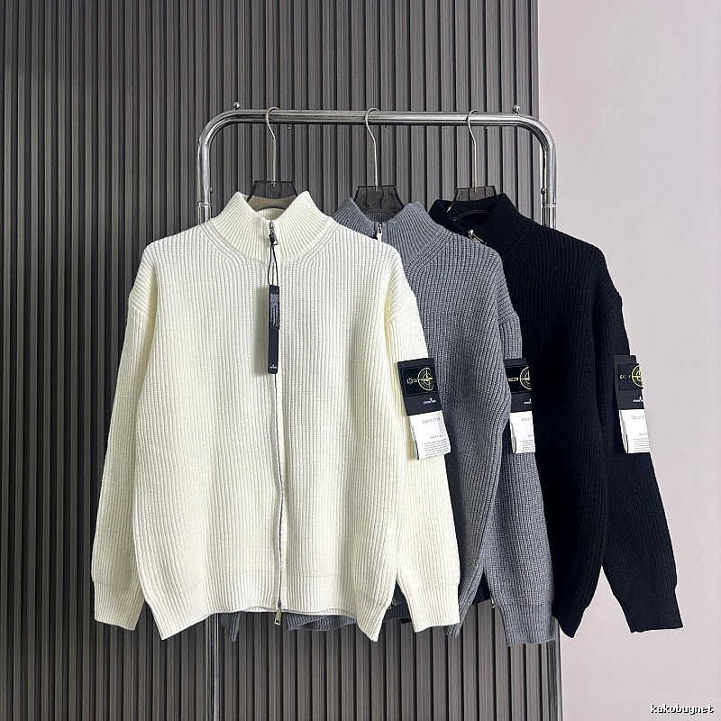 Stone Island Half-Turtleneck Knitted Sweater