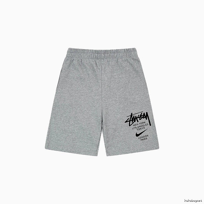 Stussy Co-branded Sporty Grey Shorts