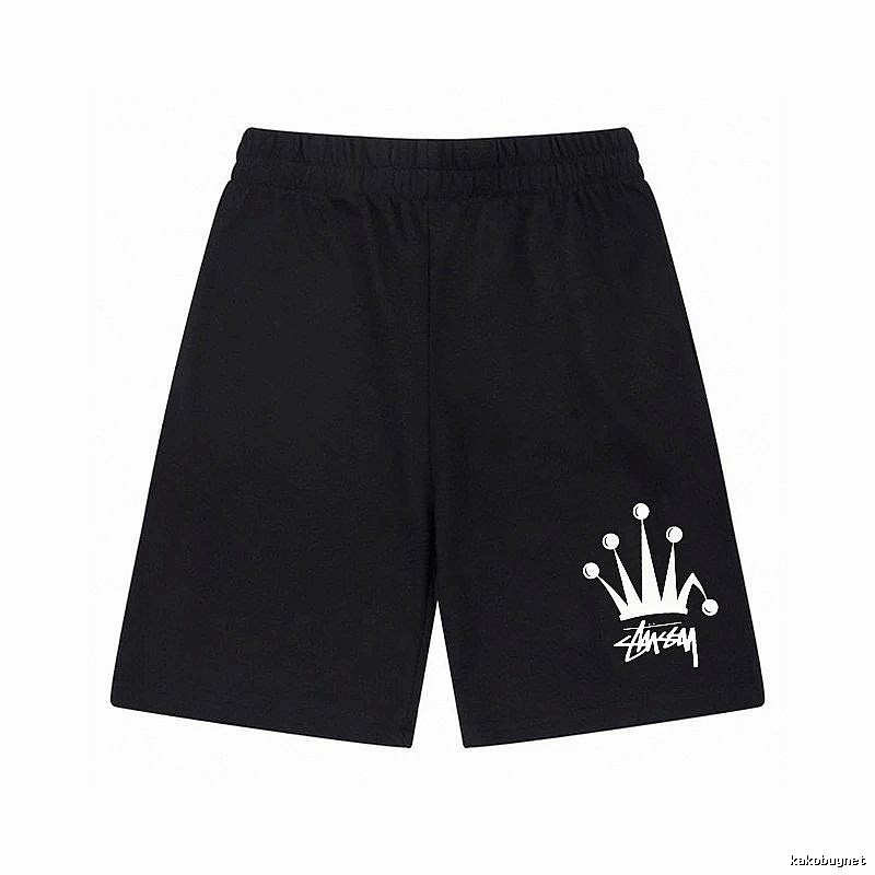 Stussy Crown Trendy Cool Black Shorts