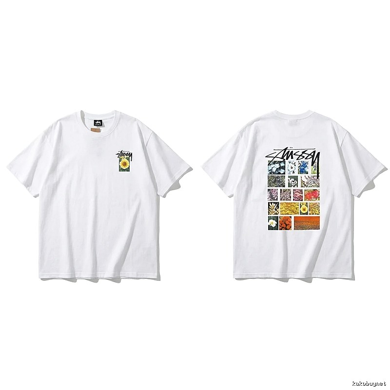 Stussy Floral Series White T-shirt